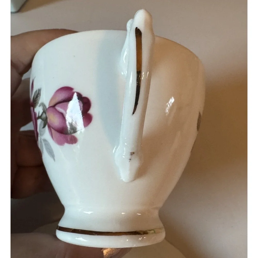 Vintage Royal Ascot Bone China Tea Cup and Saucer Pink Roses Made in England